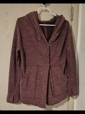 Lululemon Find Your Centre Wrap Heathered Marled Rust Berry (2)